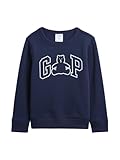 GAP Baby Boy Logo Crewneck Sweatshirt Tapestry Navy 6-12M