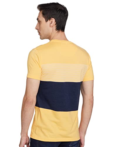 Image of Max Men's Colourblocked Crew Neck T-Shirt