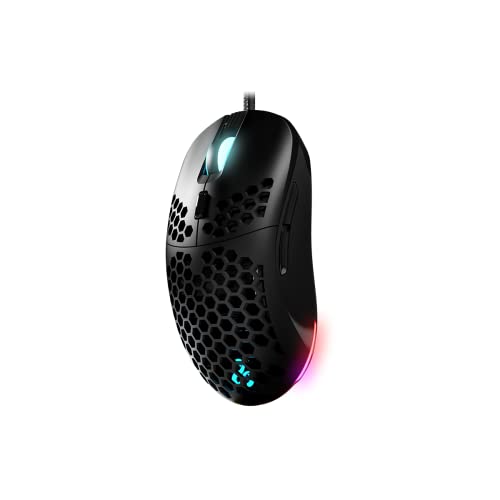 Mouse da gioco professionale Arakne, cablato, illuminazione RGB personalizzabile, sensore ottico, 10000 DPI regolabili, 9 pulsanti programmabili, ultra leggero 71 g, nero - Mouse gaming - Immagine 5