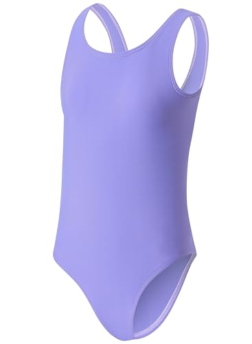 Image of One Piece Swimsuit for Girls 6-16 Years with Removable Chest Pad Quick Dry & Stretchy for Swim Team Beach