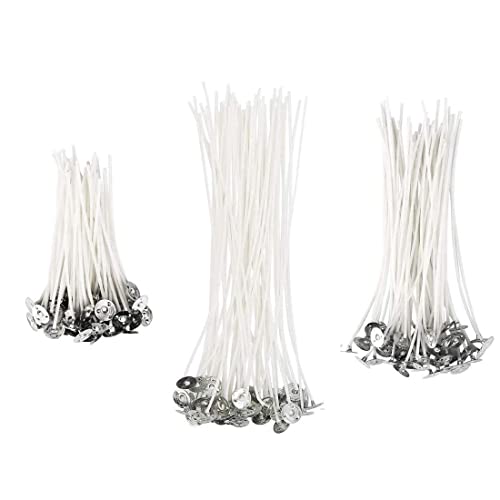 DEZHI Mecha para Velas 150 Piezas mechas para Velas mechas para Velas mechas para Velas en 3...