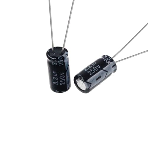 Condensateur 3.3uF 250V radial 3.3mfd 250vdc chimique aluminium 6x11mm