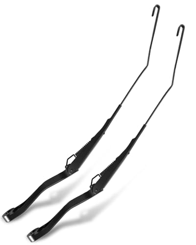 1 Pair Front Windshield Wiper Arm Fit for Dodge Ram 1500 2500 3500 4500 5500 2009-2016 Replace 42764 42765 55277449AA 55277449AB 55277449AC 55277449AD