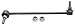 ACDelco Professional 45G0377 (19144083) Front Driver Side Suspension Stabilizer Bar Link Kit with Hardware