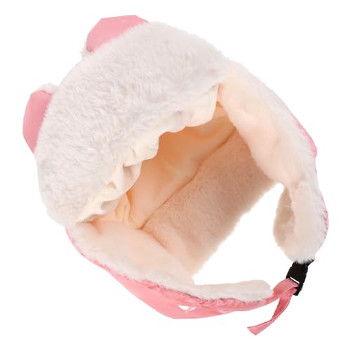 Bonnet de neige pour enfants avec doublure thermique et masque de visage pour le plein air