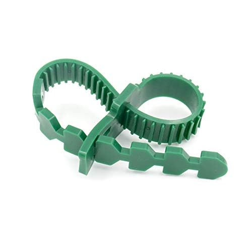 KINGLAKE 5 Pièces Attaches pour Tuteu Arbres 35CM, Attache Branches Vert, Caoutchouc Liens pour Attacher, Tuteur et Attache pour Arbre, pour Le Soutien Plantes – vue 2