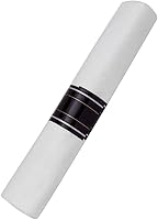 Vista 1 de Rollos de cubiertos de plástico desechables Parece plata con revestimiento de acero inoxidable, cubiertos alternativos formales, duraderos