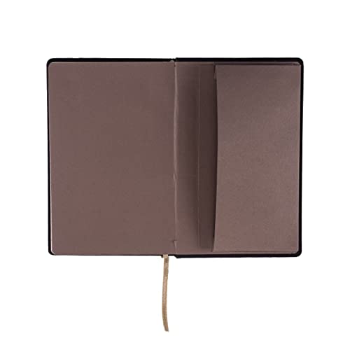 Cahier Fabriano Ispira couverture rigide marron petit format 8,9x14