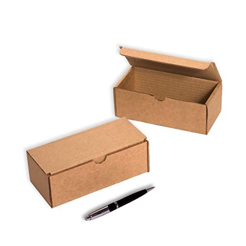 Pack 50 cajas para envíos 185x085x070mm. Caja automontable. Caja cartón Kraft. Montaje muy fácil y sencillo.Apta para envíos postales. Ultraresistentes