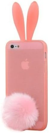 Newstore Cute Lovely Rabbit Silicone Bunny Case Cover Protector For Apple iPhone 5C (Pink)