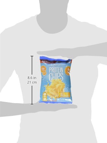 Quest Nutrition Protein Chips Salt & Vinegar, 1.2oz Bag 8 Count