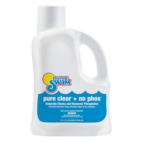 In The Swim - Pure Clear + No Phos - Reduces Phosphates & Removes Non-Living Matter for Clearer Water - 3 Liter
