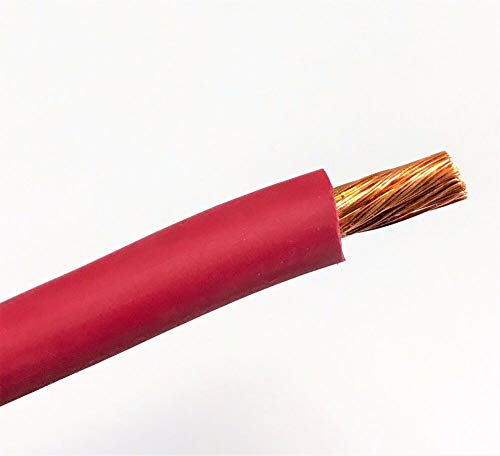 8 AWG GAUGE WELDING & BATTERY CABLE RED COPPER (10' FT)