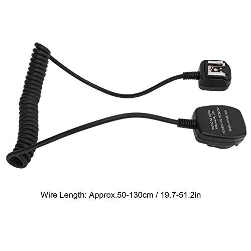 TTL Camera Flash Cable for Z50 SB5000 Speedlite Cord 1. Camera Flash Speedlite Cord