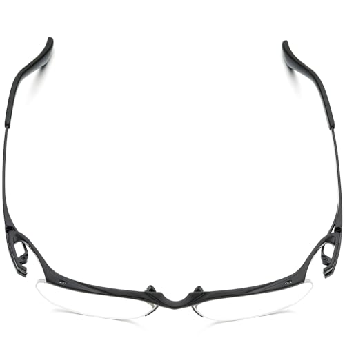 Image of FONEX Pure Titanium Glasses Frame Men Semi Rimless Square Eyeglasses Eyewear DTX416