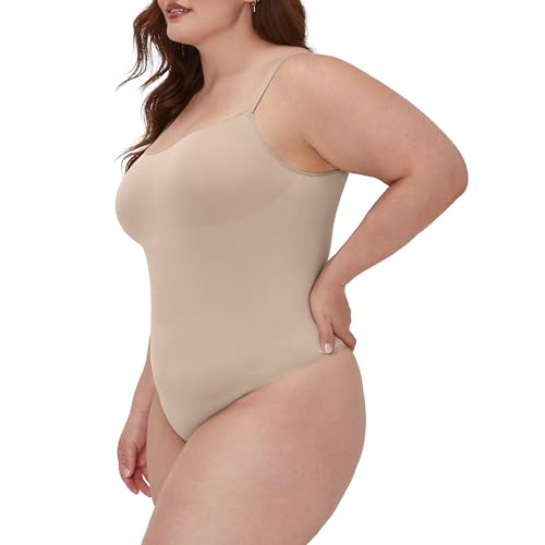 Image of Maidenform Women's Shapewear for Women - Seamless Bodysuit - Firm or Light Control Fajas - Bra Friendly (Plus Sizes, too)