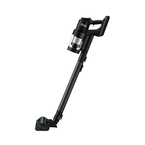 Samsung VS90F40EEK/WD Bespoke AI Jet Ultra Battery + CompleteClean, Cordless Handheld Vacuum Cleaner with Accessories, 400 W, 2 Batteries, All-In-One Station, Active Dual & Slim LED+ Brush, Pet Tool+, Satin Black