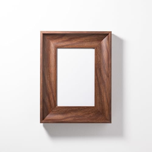 FRAME SHIROYAMA 3443 エアフレーム A4,クルミ 樹脂 フレーム 額縁 シンプル おしゃれ インテリア ポスター 写真 絵