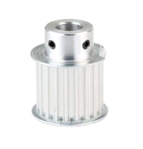 Poulie synchrone 5M 19T en alliage résistant alésage 6mm pour courroie large