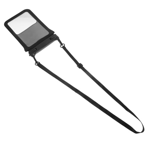 GALPADA Thick Lanyard Rope Waterproof Phone Protector for Diving Surfing Water Park Activities Black