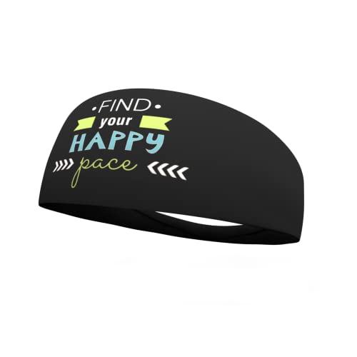 Bondi Band Find Your Happy Pace Moisture Wicking 4" Headband