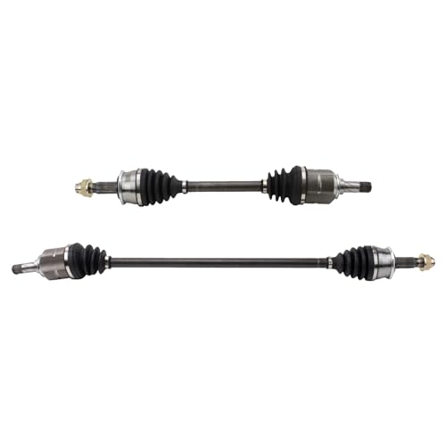 Image of TRQ Front Driver and Passenger Side CV Axle Assembly Set 2 Piece Compatible with 2012-2018 Chevrolet Sonic 1.8L Manual Transmission