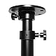 TOOSOAR Tischbeine für Wohnmobile,Einstellbare Höhe 46–70 cm,Abnehmbares RV-Tischbein für Wohnmobil,Boot,Yacht,Wohnmobil,Schwarz