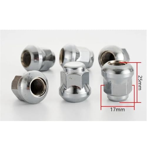 Pernos de rueda para Chery QQ M12x1.25 con cabeza hexagonal de 17 mm 4