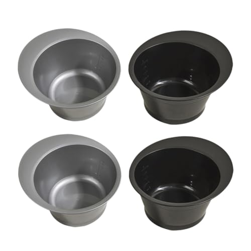 OSOLADY 4PCS Durable Hair Dying Bowls for Salon Use Convenient Hair Coloring Containers for Home Professional Use Easy to Clean and Reusable Great Present for Hairdressers