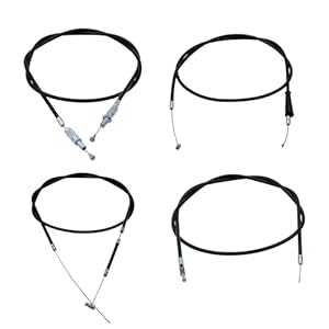 Citomerx Bowdenzug Set Schwarz 4-teilig Hercules