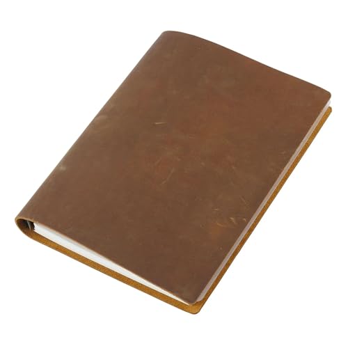Cuaderno de bocetos de cuero B5 vintage un diario hecho a mano ideal para regalo de oficina