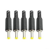 Comprend 5 ou 10 connecteurs : livré avec un lot de 5 ou 10 connecteurs d'alimentation mâles DC 4 x 1,7 mm, pour remplacer les câbles endommagés ou personnaliser les longueurs de câble pour la réparation du câble adaptateur.