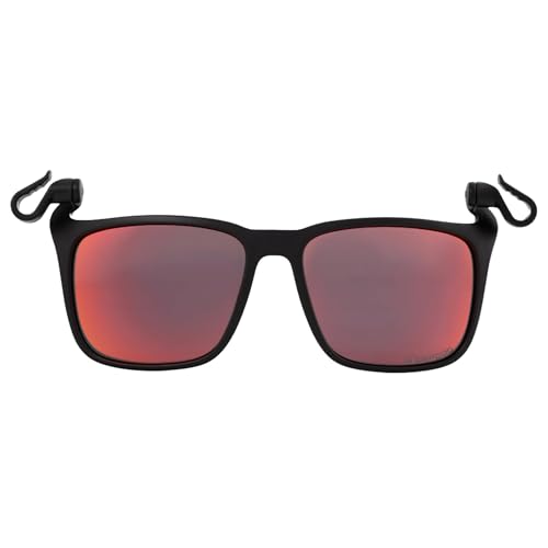 UNDERDOG Rudy Polarized Hat Clip-On Sunglasses Cap Clip Lens Square Frame HD Clarity All-Day Fit Glare-Reducing Shades for Fishing Boating Driving Golf and Outdoor Use Black Cherry