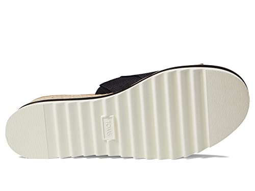 Image of TOMS Women's, Diana Mule Platform Sandal, Black, 9
