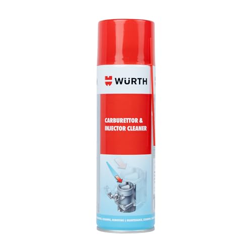 Image of Wuerth Carburettor & Injection Cleaner - 500ml | Throttle Body, Carburettor, Injector & Fuel System Cleaner Spray | German Engineered | Removes Carbon, Deposits & Oxidation