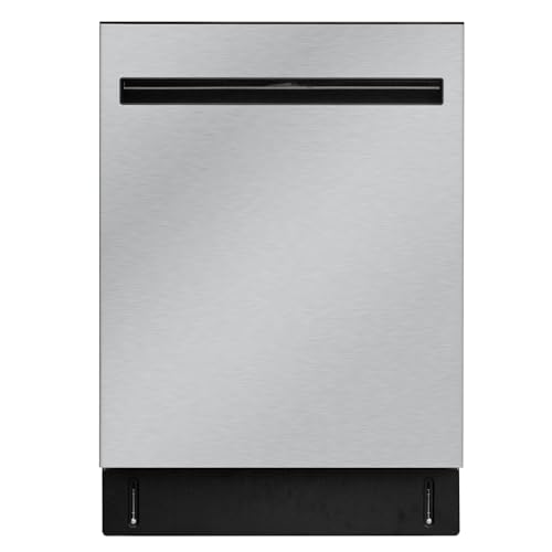 Kenmore 24' Built‑In Dishwasher with 3 Racks, Stainless Steel Tub, Top Control, Energy Efficient, Ultra‑Quiet 49 dBA, High‑Capacity Dishwasher – Stainless Steel