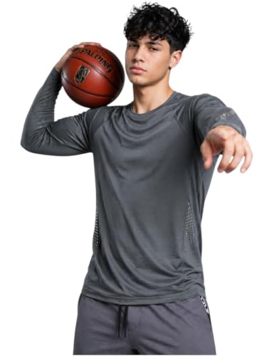 Image of EYEBOGLER Men's Full Sleeve Sports T-Shirt | Athletic Activewear for Running, Gym, Workout, Training & Outdoor Activities