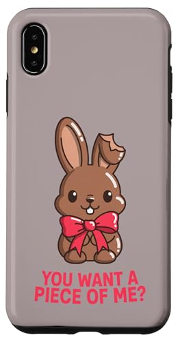 Chocolate Bunny Do You Want Piece of Me �ʔ����C�[�X�^�[���r�b�g �X�}�z�P�[�X iPhone XS Max �p