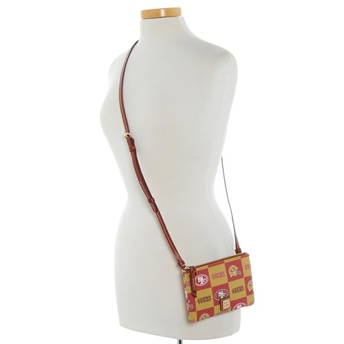 Dooney & Bourke Handbag, NFL 49ERS Top Zip Crossbody - Red4