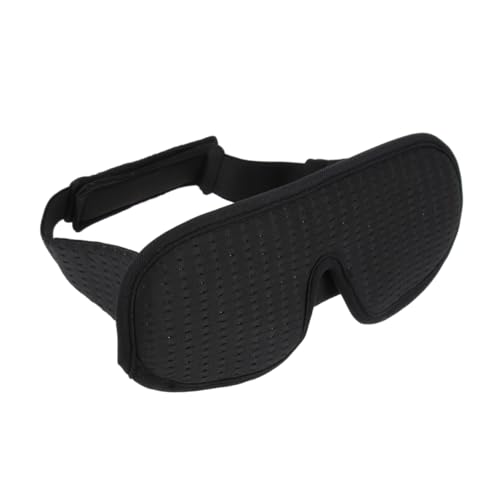 Ipetboom 1pc Breathable Eye Mask Facial Mask Nosewingless Eye Mask Protective Eye Mask Shading Eye Mask Relief Fatigue Eyepatch Black