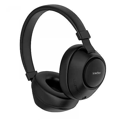 Image of Porodo Soundtec Deep Sound Wireless Over-Ear Headphone - Black