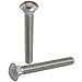 FMHXG 4PCS 304 Stainless Steel Carriage Bolts M8x60 Large Round Head Bolts for Indoor Outdoor Dock Piling Installation Swing Industrial