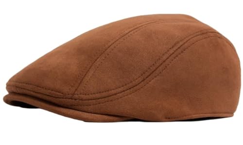 Casquette Gatsby en Tissu Daim Premium et Chapeau Vintage Homme Chic