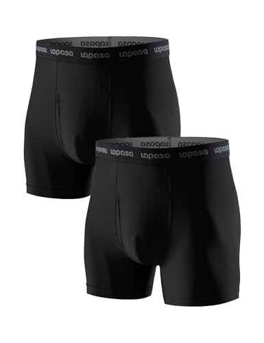 Boxers Homme Léger LAPASA M16, sous-vêtement de sport haute performance