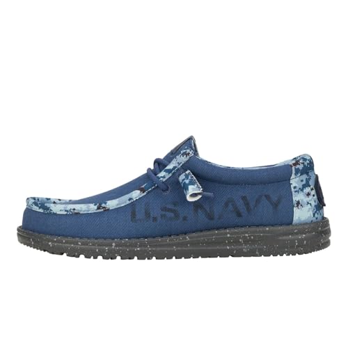 Chaussures pour homme Hey Dude Wally US Army Navy à enfiler