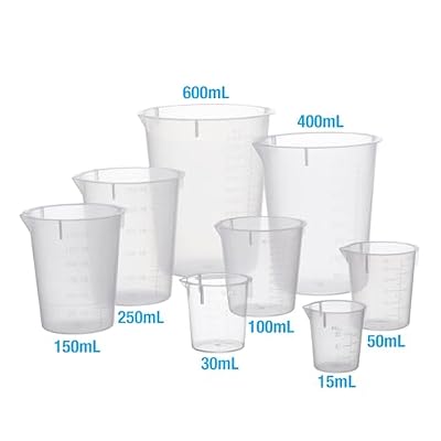 Consolidated Plastics 45386Disposable Beaker, Polypropylene, 400 mL, 50 Piece