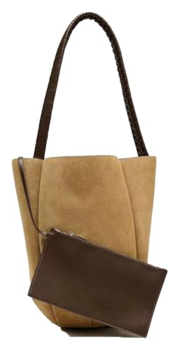 2 Pcs Slouchy Suede Hobo Bucket Bags Women Cute Underarm Shoulder Bag Crescent Crossbody Purses Satchels Tote Handbag 2025