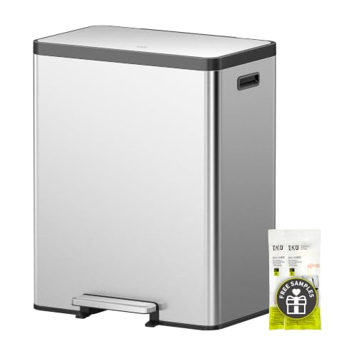EKO EcoCasa II 36L+24L Dual Trash Can with Recycle...