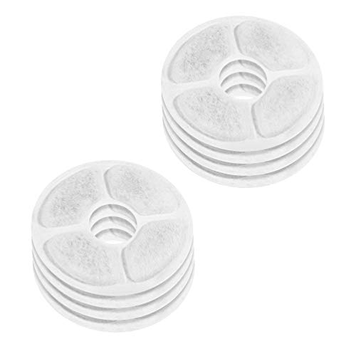 Filtros de substituição de carbono DOITOOL 8 peças para bebedouro de animais de estimação gato cão f