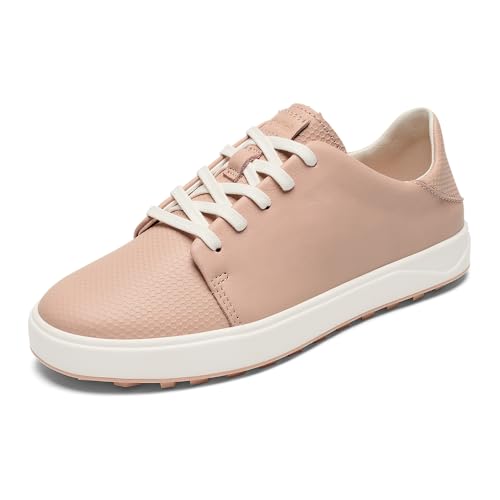 Image of OluKai Wailea Women's Golf Shoes, Spikeless Golf Shoes, Supple Full-Grain Leather & Contoured Footbed, Waterproof & Stain-Resistant